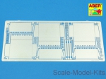 Photo-etched parts: Russian Heavy Tank KV-I or KV-II vol3-Tool boxes, Aber, Scale 1:35