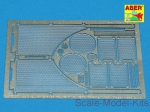 Photo-etched parts: Grilles for Sd.Kfz.182 King Tiger (Porshe Turret), Aber, Scale 1:35