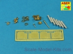ABR35-L198 Armament for Vickers Medium Tank MK I OQF 3 pdr Vickers x1 pcs. 0.303 Vickers x2pcs. (Hobby Boss)