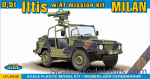 ACE35102 Iltis 0.5t light truck w/AT Milan missile system