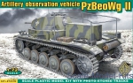 Artillery: PzBeoWg II German artillery observation vehicle, Ace, Scale 1:72