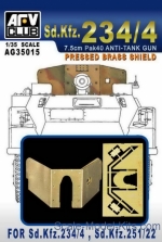 Photo-etched parts: Photoetched set for Sd.Kfz.234/4, Sd.Kfz.251/22, AFV-Club, Scale 1:35