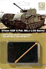 AF-AG35022 57mm OQF 6 Prd. Mk.V L/50 Barrel
