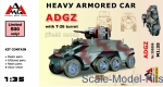 AMG35506 Heavy Armored Car ADGZ with T-26 turret (field mod)