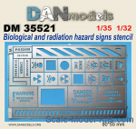 DAN35521 Stencil for biological and radiation hazard signs