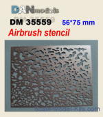 DAN35559 Airbrush stencil
