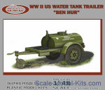 GMU48005 WWII US Water Tank Trailer 