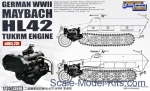 GWH-L3518 German WII Maybach HL 42 TUKRM Engine for Sd.Kfz.251