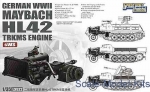GWH-L3522 WWII German Maybach HL42 TRKMS Engine for sWS