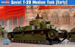 Tank: Soviet T-28 Medium Tank (Early), Hobby Boss, Scale 1:35