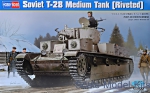 Tank: Soviet T-28 Medium Tank (Riveted), Hobby Boss, Scale 1:35