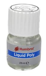 Glues: Liquid Poly Modelling Glue 28ml, Humbrol