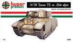 Tank: 1/72 Hunor Product 72009 - 41M Turan II heavy tank with side skirts (resin kit + pe), Hunor Product, Scale 1:72