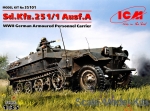 ICM35101 German armored personnel carrier Sd.Kfz.251 / 1 Ausf.A, WW II