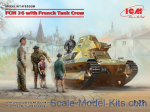 ICM35338 FCM 36 with French Tank Crew