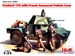 ICM35381 Panhard 178 with French armoured vehicle crew