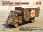 ICM35417 Lastkraftwagen 3.5 t AHN with shelter, WWII German ambulance