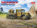 ICM35455 Sd.Kfz.3b with Flak 38 Truppenluftschutzwagen