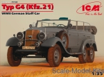 ICM35538 Typ G4 (Kfz.21) WWII German staff car