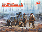 ICM35670 Model T RNAS Armoured Car with WWI British Tank Crew