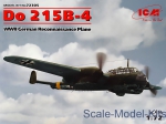 Fighters: Do 215B-4 WWII German reconnaissance plane, ICM, Scale 1:72