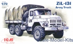 Army Car / Truck: Zil-131 Soviet Army truck, ICM, Scale 1:72