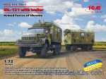 ICM72817 ZiL-131 Truck with trailer Armed Forces of Ukraine