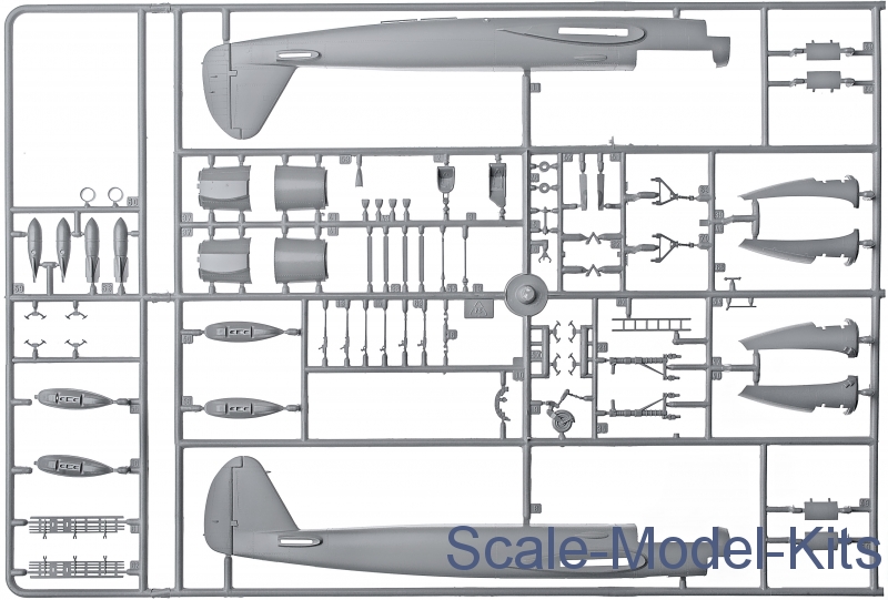 Italeri Junkers Ju 88 A4 Plastic Scale Model Kit In 172 Scale