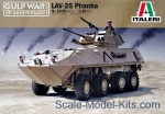 Troop-carrier armor: LAV-25 Piranha Gulf war 25th Anniversary, Italeri, Scale 1:35