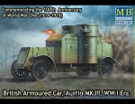 Troop-carrier armor: Austin Mk.III British armored car, 1914-1918, Master Box, Scale 1:72