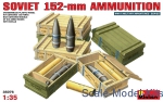 Detailing set: Soviet 152-mm ammunition, MiniArt, Scale 1:35