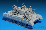 British infantry tank Valentine Mk 1 with crew (including iterior)