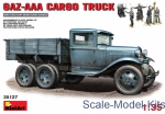 Army Car / Truck: GAZ-AAA Cargo truck, MiniArt, Scale 1:35