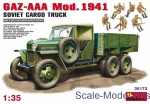 Army Car / Truck: GAZ-AAA Mod. 1941 Cargo truck, MiniArt, Scale 1:35