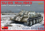 MA35178 SU-85 model 1943 with crew, early production