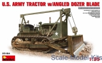 MA35184 U.S. Army tractor w/Angled dozer blade