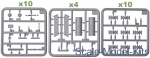 Soviet SU-85 self-propelled gun mod. 1944 early production. Interior kit