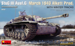 MA35367 StuG III Ausf. G March 1943 Alkett Prod. With Winter Tracks. Interior Kit
