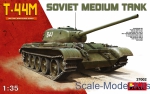 Tank: T-44 M Soviet medium tank, MiniArt, Scale 1:35