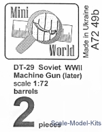 DT-29 Soviet machine gun (later), barrels (2 pieces)