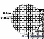 Wire Mesh 0,7&#215;0,7 mm