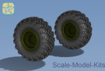 Topol SS-25 Wheels and tyre set. Main hub Type 2