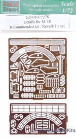 OKB-P72004 PE detail set for M-48 (Revell/Italeri)