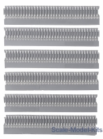 Tracks for M4 family, T56 with two extended end connectors, type 1