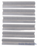 Tracks for M4 family, T48 with two extended end connectors, type 1