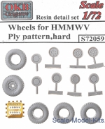 OKB-S72059 Wheels for HMMWV,Ply pattern,hard