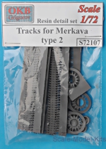 Detailing set: Tracks for Merkava, type 2, OKB Grigorov, Scale 1:72