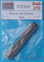 Detailing set: Tracks for Hetzer, late, OKB Grigorov, Scale 1:72