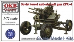 OKB-V72038 ZPU-4 Soviet Towed Anti-Aircraft Gun