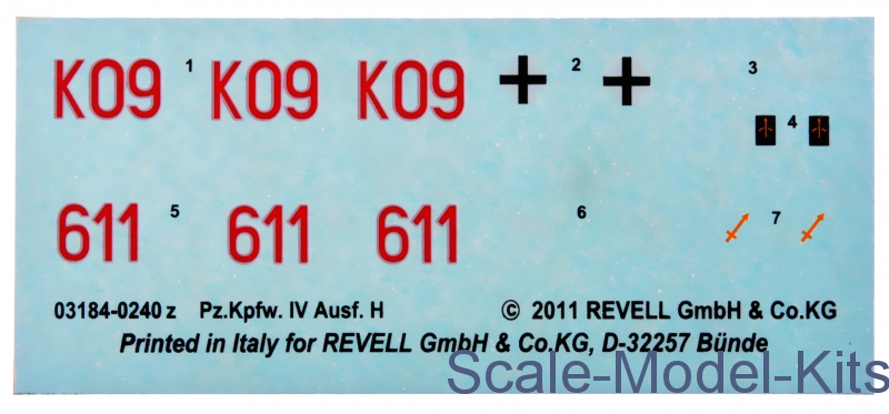 REVELL MODEL KIT RV03184 Revell 1:72 PzKpfw.IV Ausf.H 